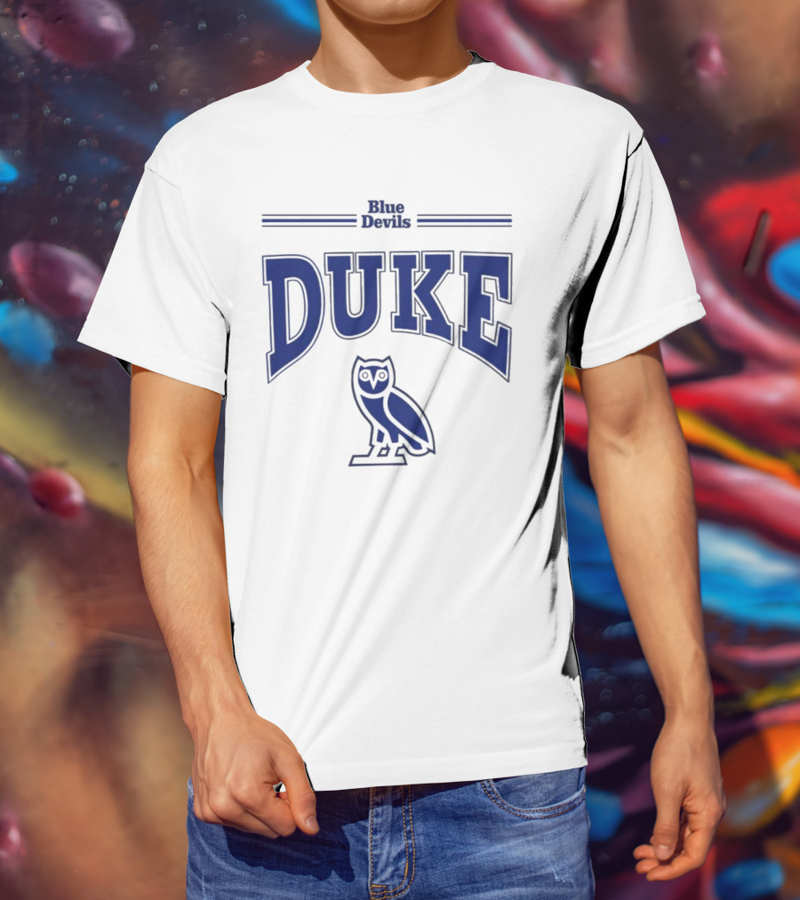 Jayson Tatum Ovo Duke Blue Devils Owl T-Shirt