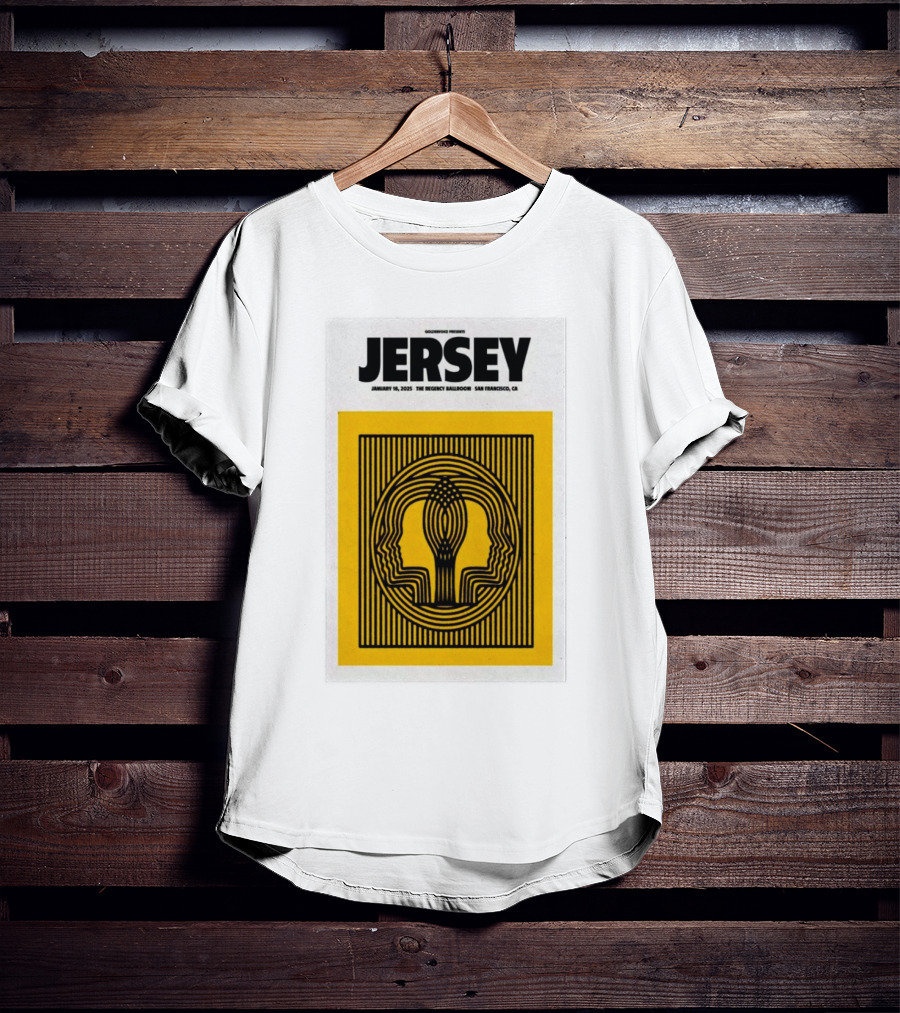 Goldenvoice Presents Jersey January 18, 2025 The Regency Ballroom San Francisco CA T-Shirt