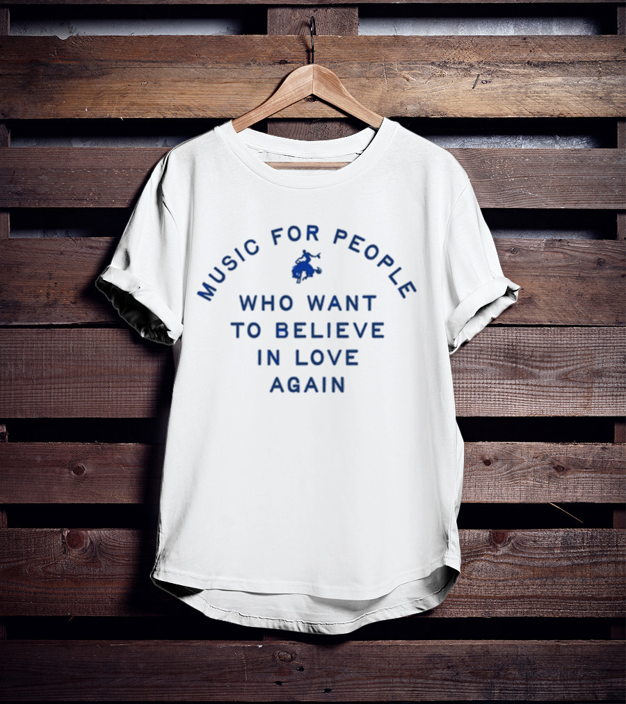Joe Jonas The Horseshoe JJ Music For People Who Want To Believe In Love Again T-Shirt