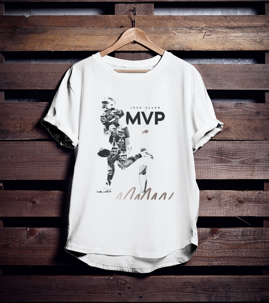 Josh Allen Buffalo Bills MVP Honors Iconic Running Pose T-Shirt