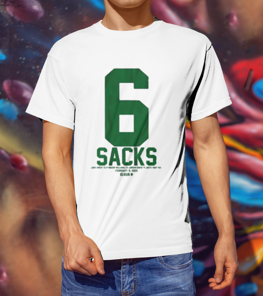 Josh Sweat Milton Williams Jordan Davis Jalyx Hunt 6 Sacks T-Shirt