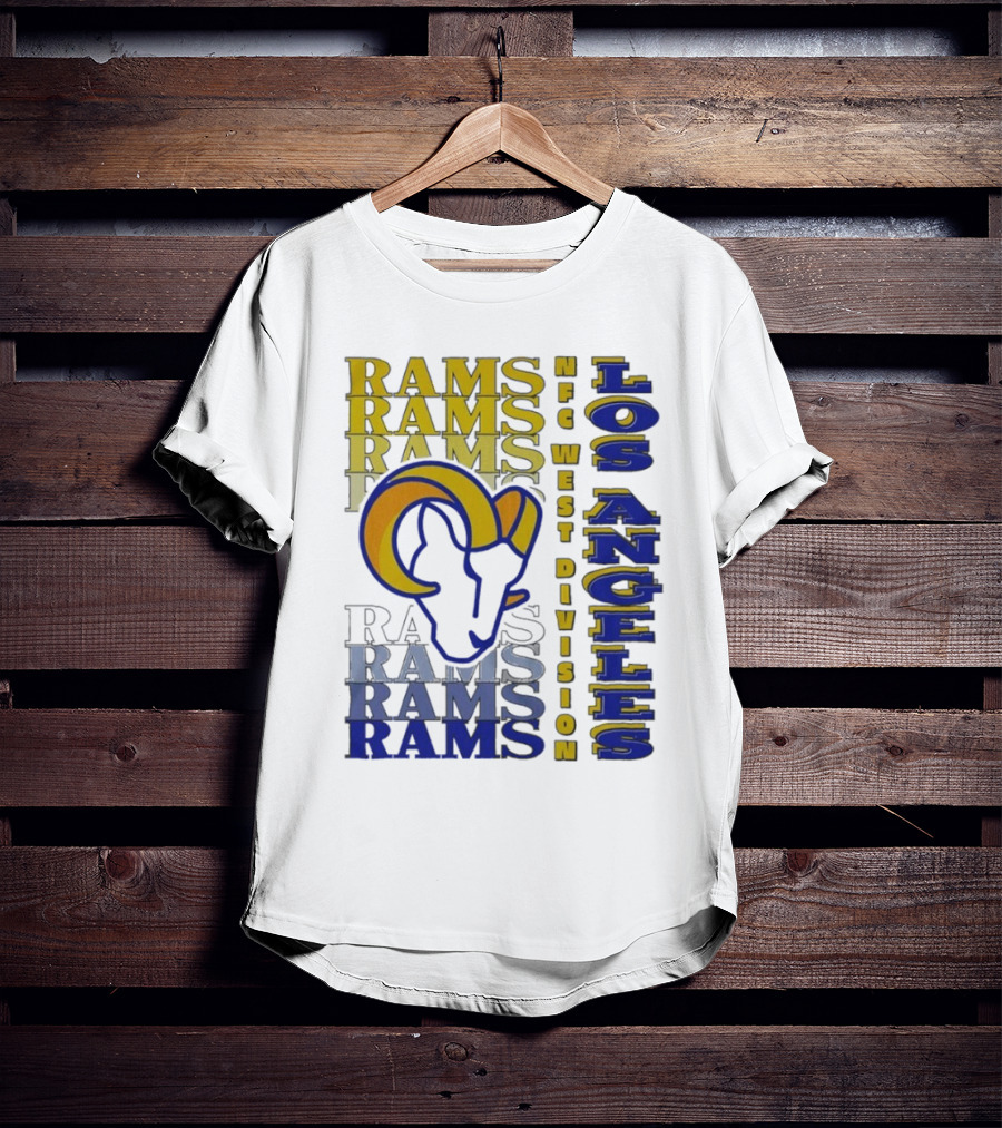 Rams Los Angeles NFC West Division T-Shirt