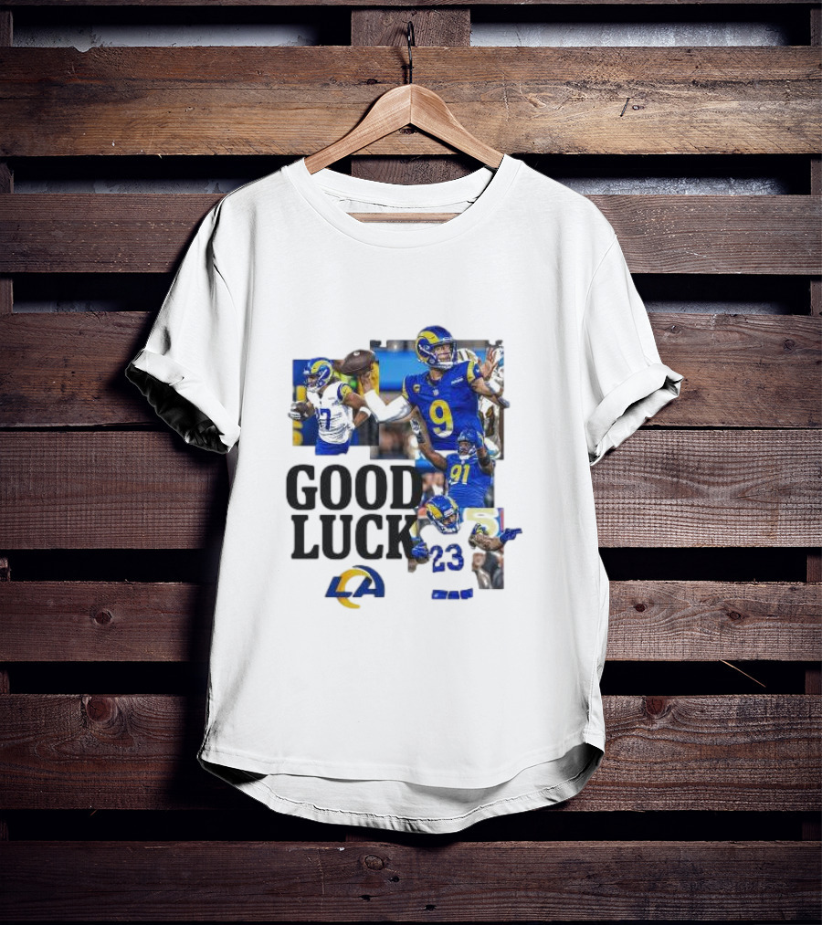 Los Angeles Rams Good Luck NFL Playoffs Est 1967 T-Shirt