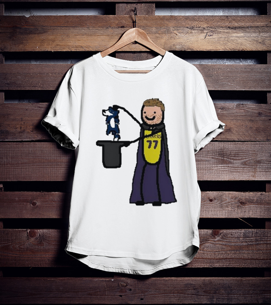 Luka Doncic 77 Lakers Magic Cartoon T-Shirt