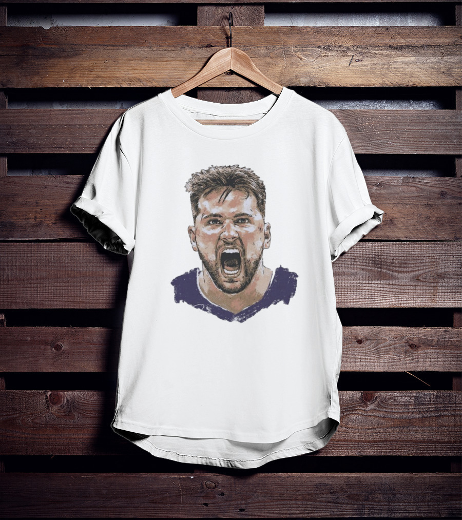 Luka Doncic Los Angeles Lakers Jersey Scream T-Shirt