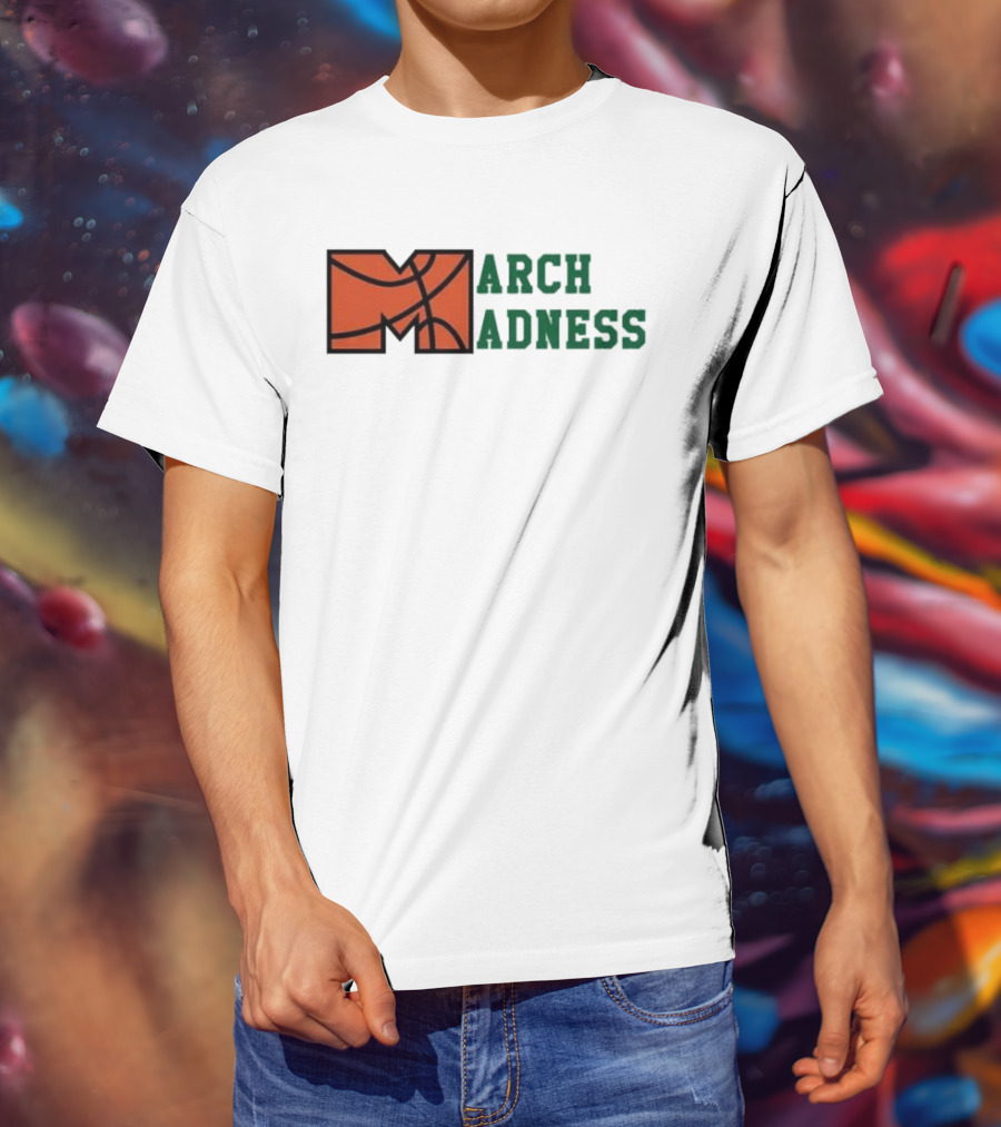 March Madness Basketball M Arch Adness T-Shirt
