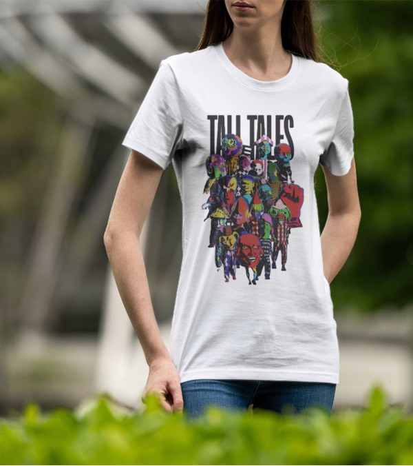 Mark Pritchard Tall Tales Colorful Parade Characters T-Shirt