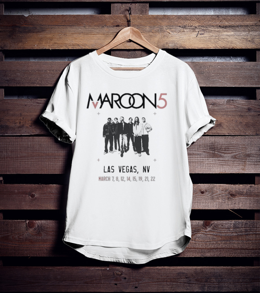 Maroon5 Las Vegas March 28-30 2025 T-Shirt