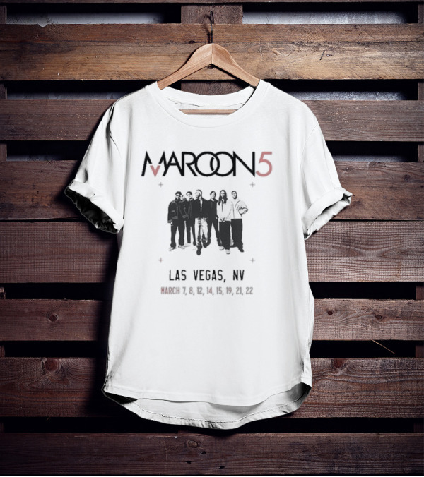 Maroon5 Las Vegas March 28-30 2025 T-Shirt