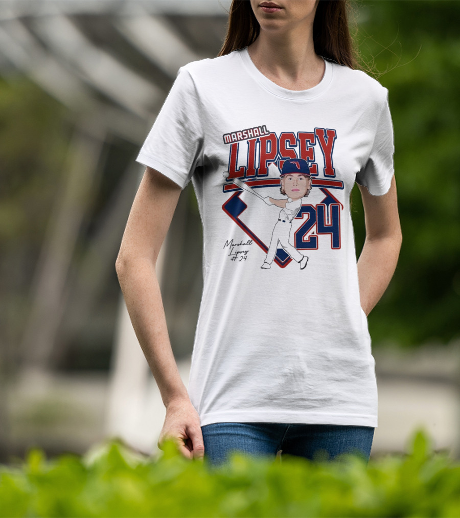 Marshall Lipsey 24 Baseball 2025 M. Reshold T-Shirt