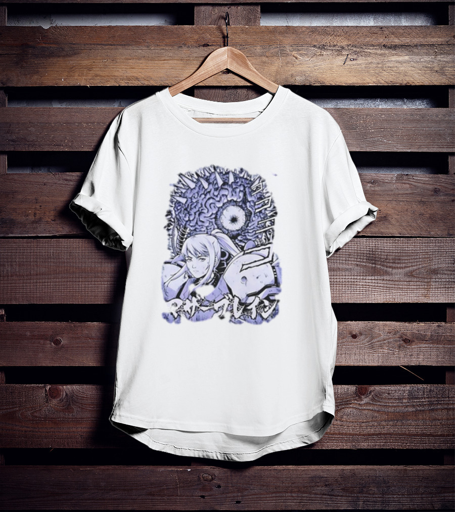 Metroid Mother Brain Samus Manga Style T-Shirt