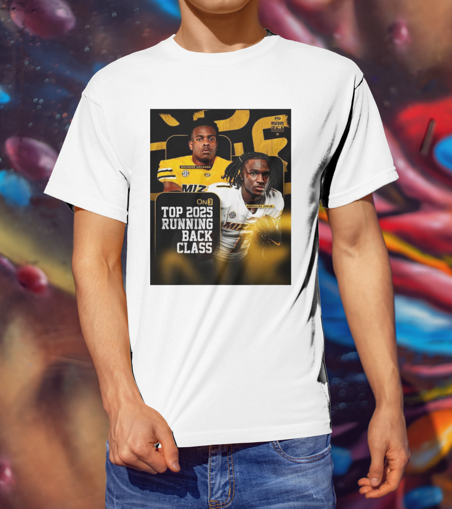 Missouri Football Top 2025 Running Back Class Brendon Haygood Marquise Davis SEC Mizzou T-Shirt