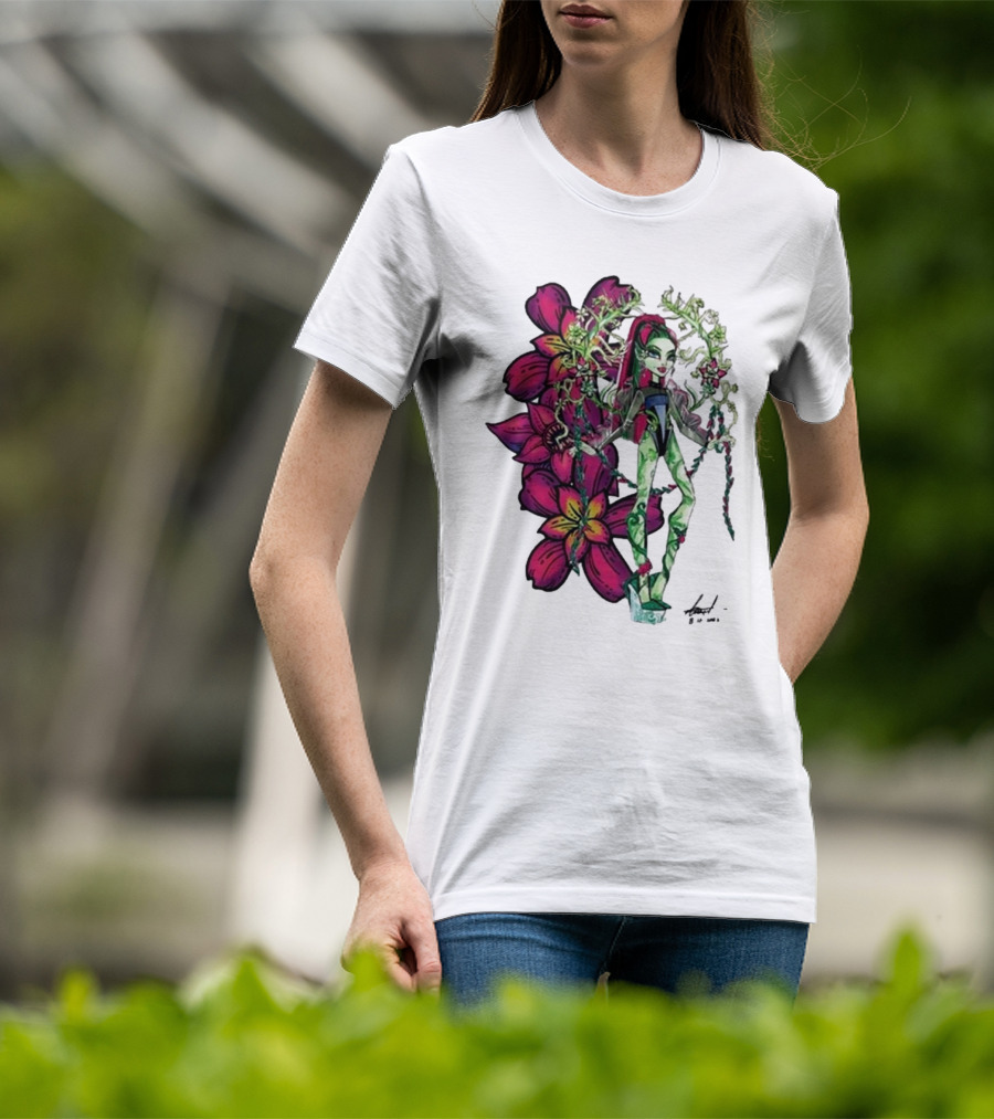 Monster High Venus McFlytrap Lily Blossom Vines Fashion Style T-Shirt