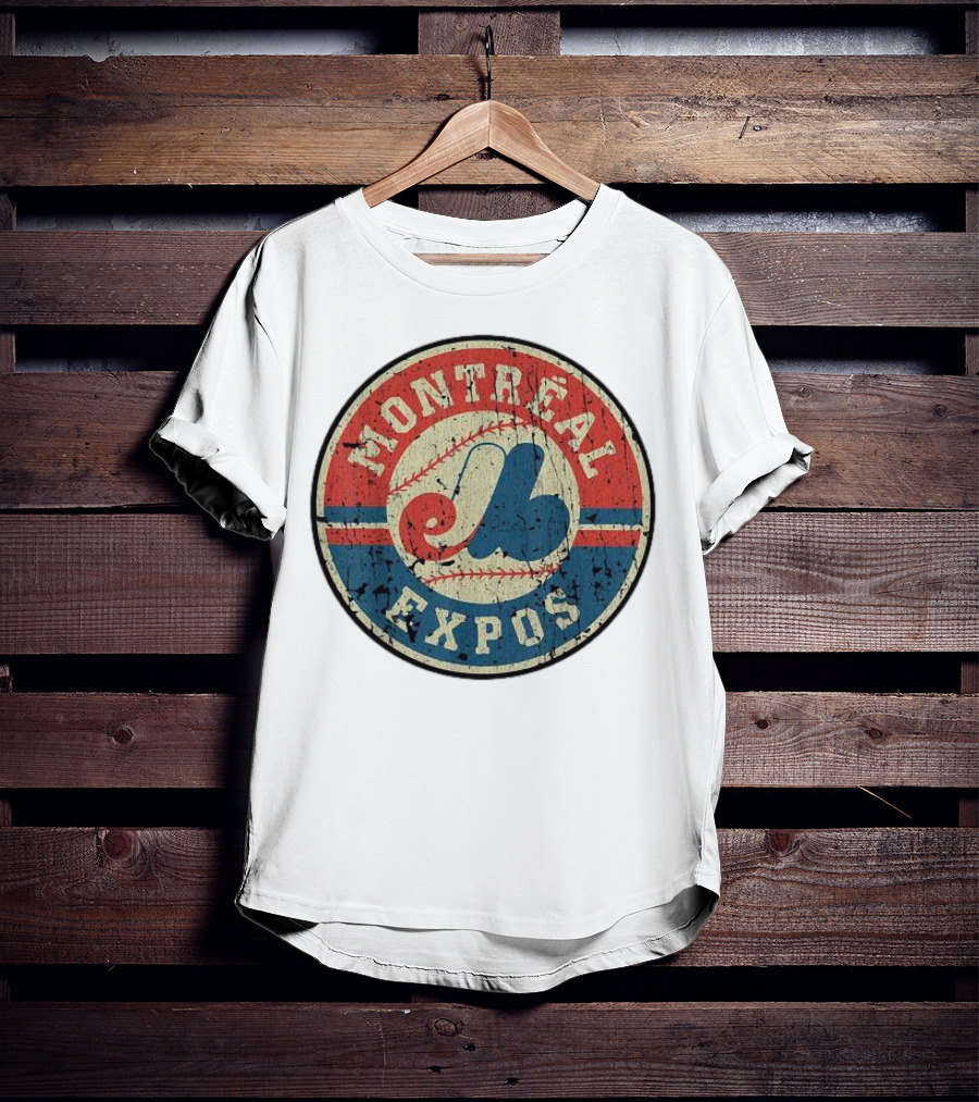 Montreal Expos Vintage Baseball Circle Emblem T-Shirt
