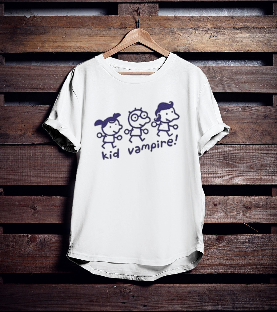 Mummy Joe Kid Vampire Purple Cartoon Characters T-Shirt
