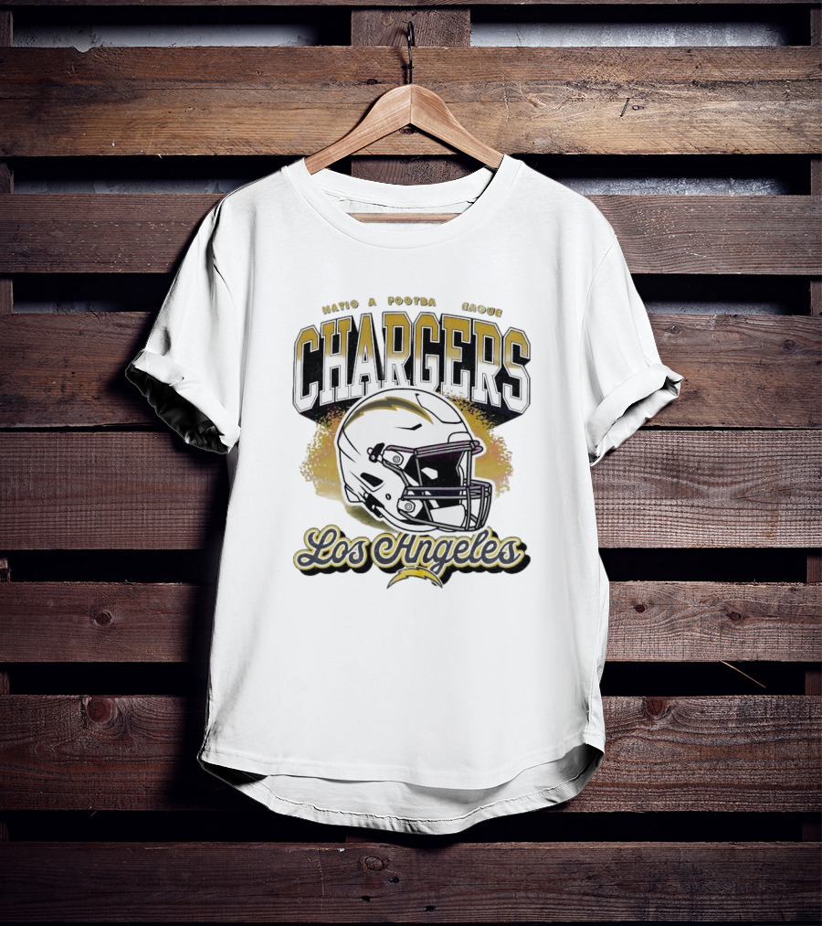 National Football League Chargers Los Angeles Helmet 2025 T-Shirt