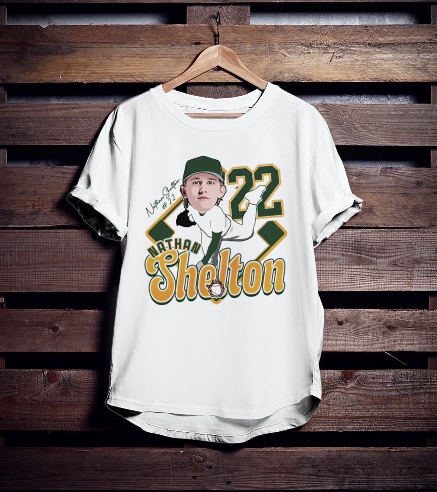 Nathan Shelton 22 Baseball Player 2025 T-Shirt