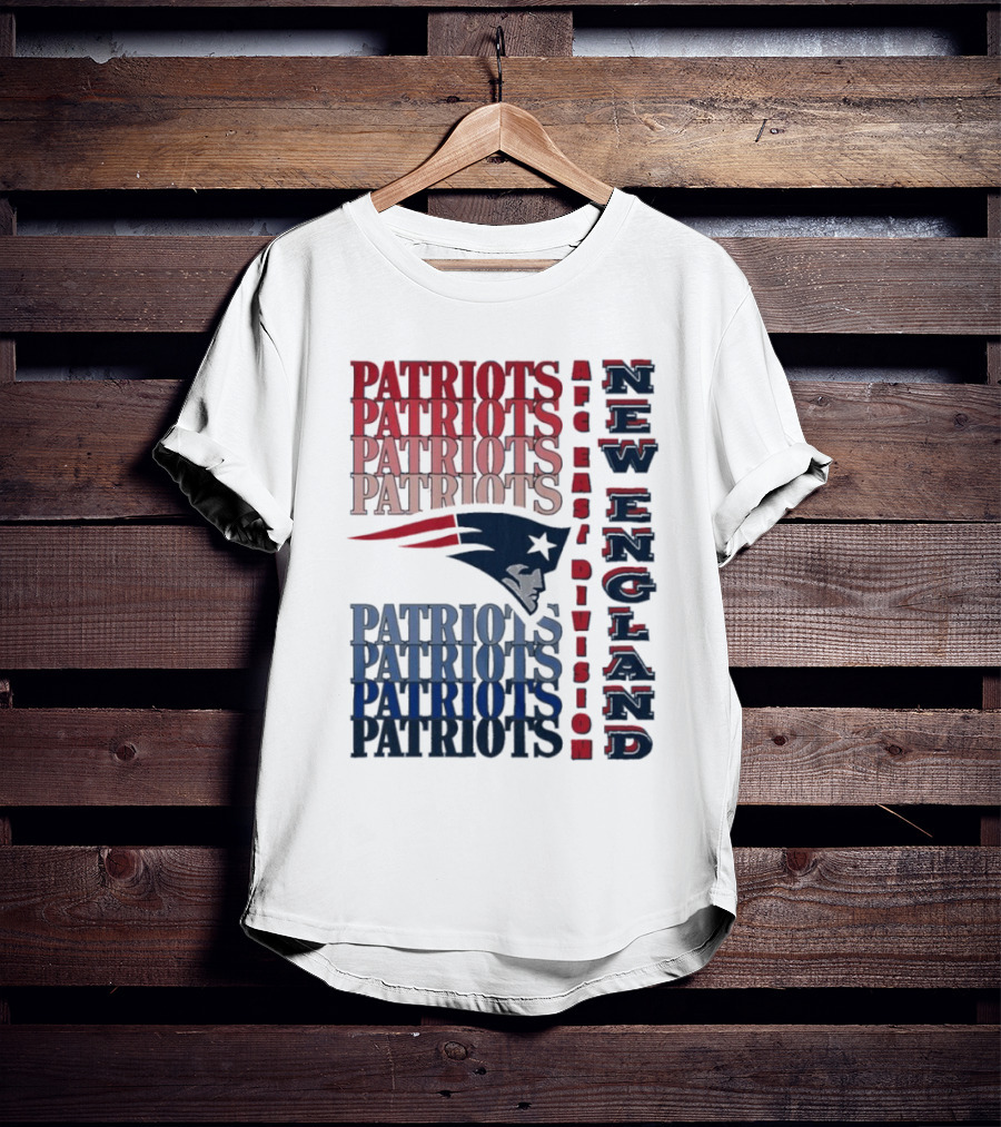 Patriots New England AFC East Division Football Team T-Shirt