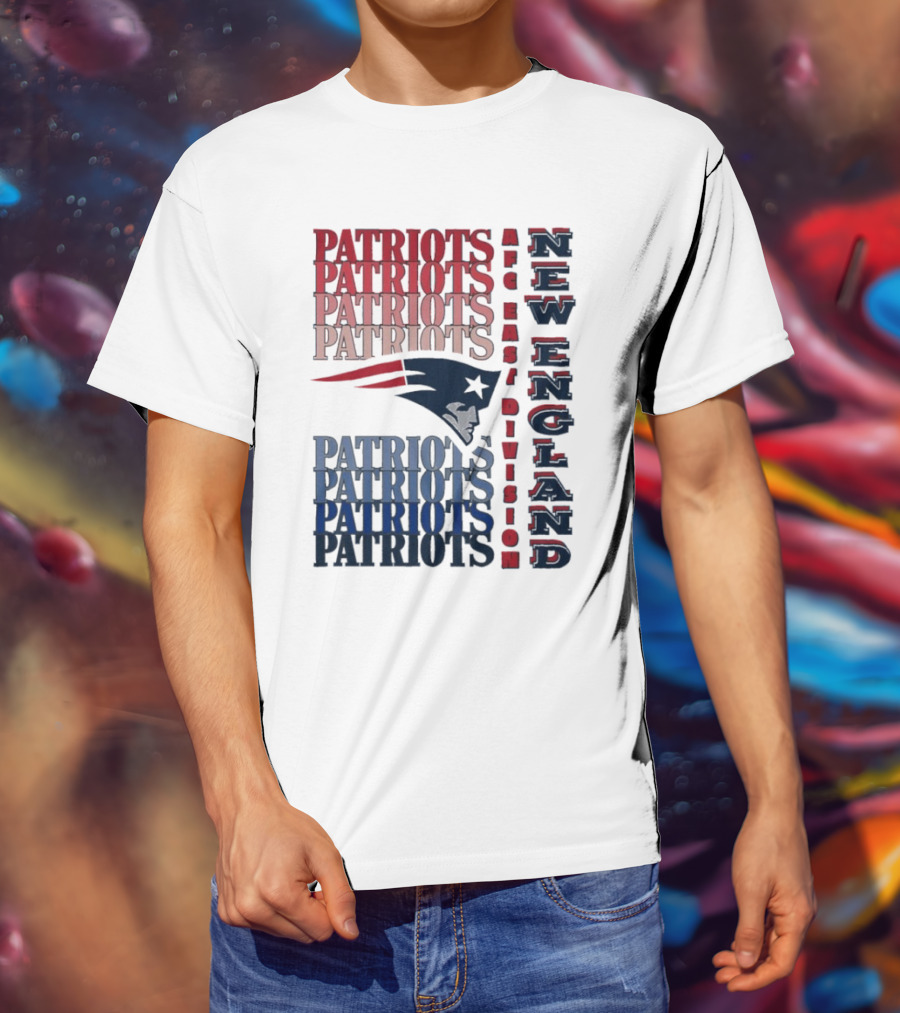 Patriots New England AFC East Division Football Team T-Shirt