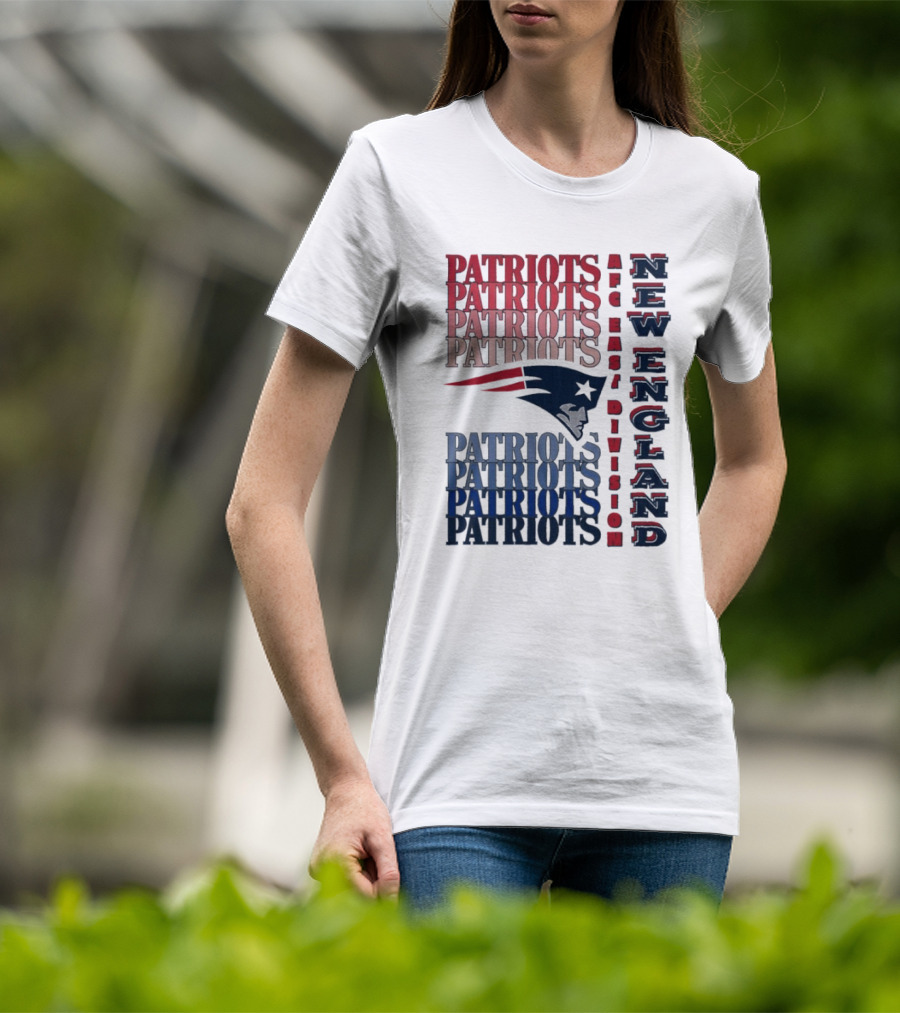 Patriots New England AFC East Division Football Team T-Shirt