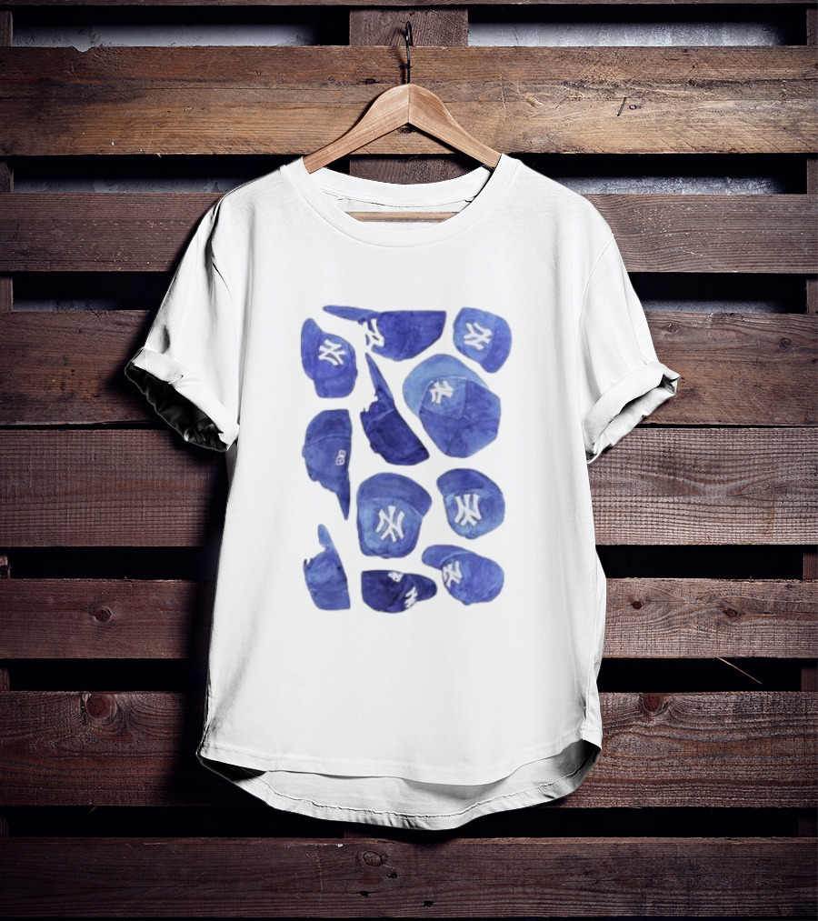 New York Yankees Hats Collection T-Shirt