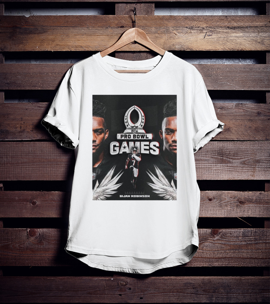 NFL Pro Bowl Games Bijan Robinson Atlanta Falcons 2025 T-Shirt