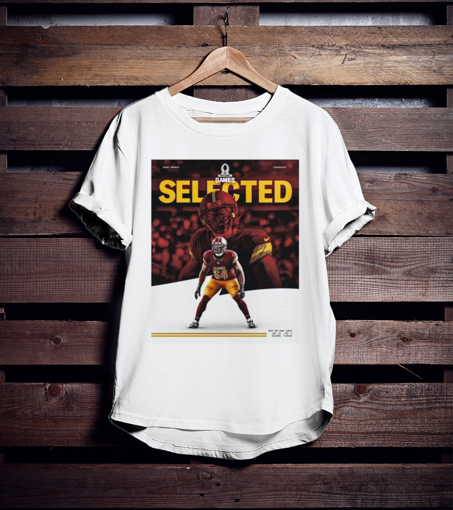 Pro Bowl Games 2025 Bobby Wagner Selected Linebacker Washington Commanders Orlando Florida T-Shirt