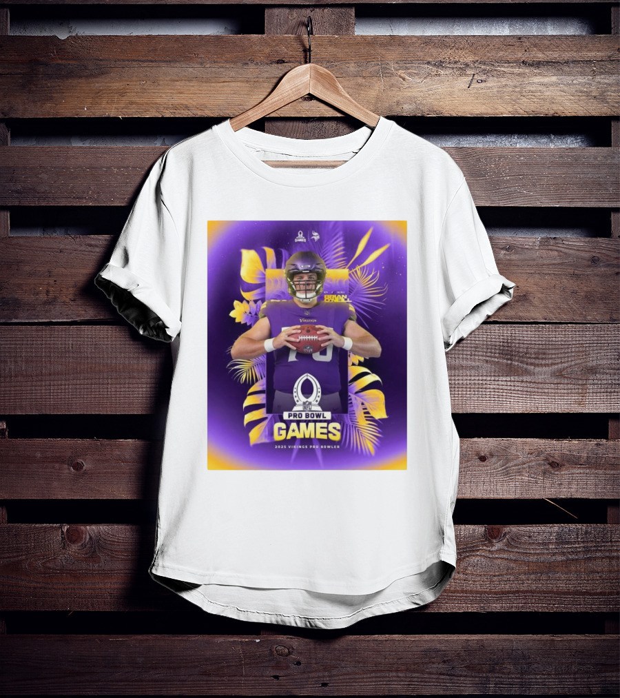 2025 NFL Pro Bowl Games Minnesota Vikings Brian O’Neill T-Shirt