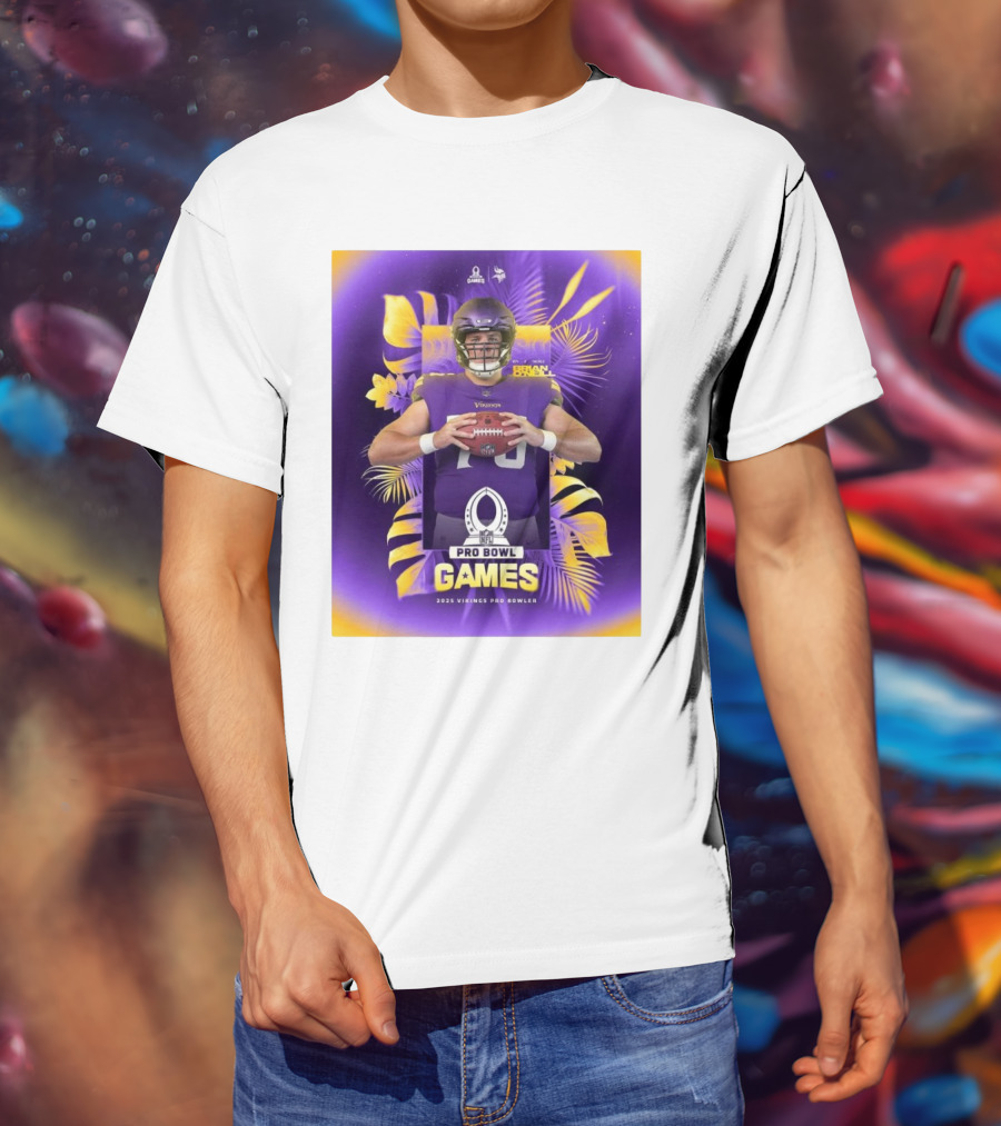 2025 NFL Pro Bowl Games Minnesota Vikings Brian O’Neill T-Shirt
