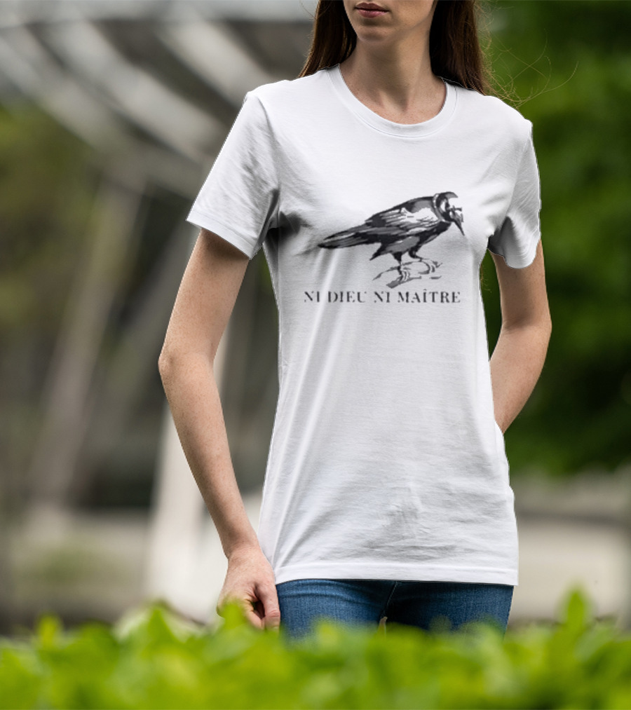 NI Dieu NI Maître Raven T-Shirt