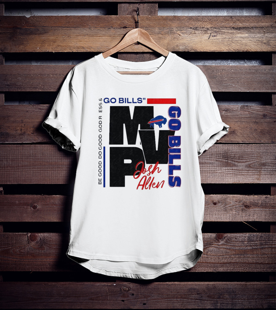 "Go Bills Josh Allen MVP Buffalo Football" T-Shirt