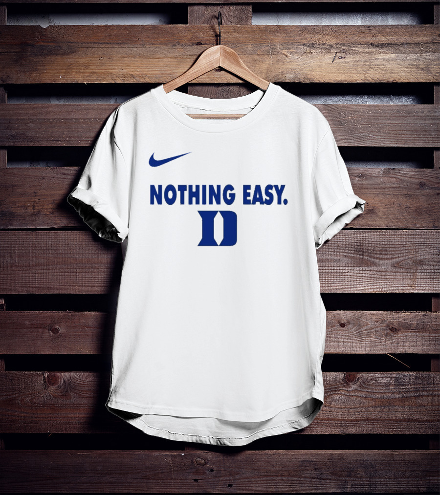 Nike Nothing Easy Duke Blue Swoosh T-Shirt