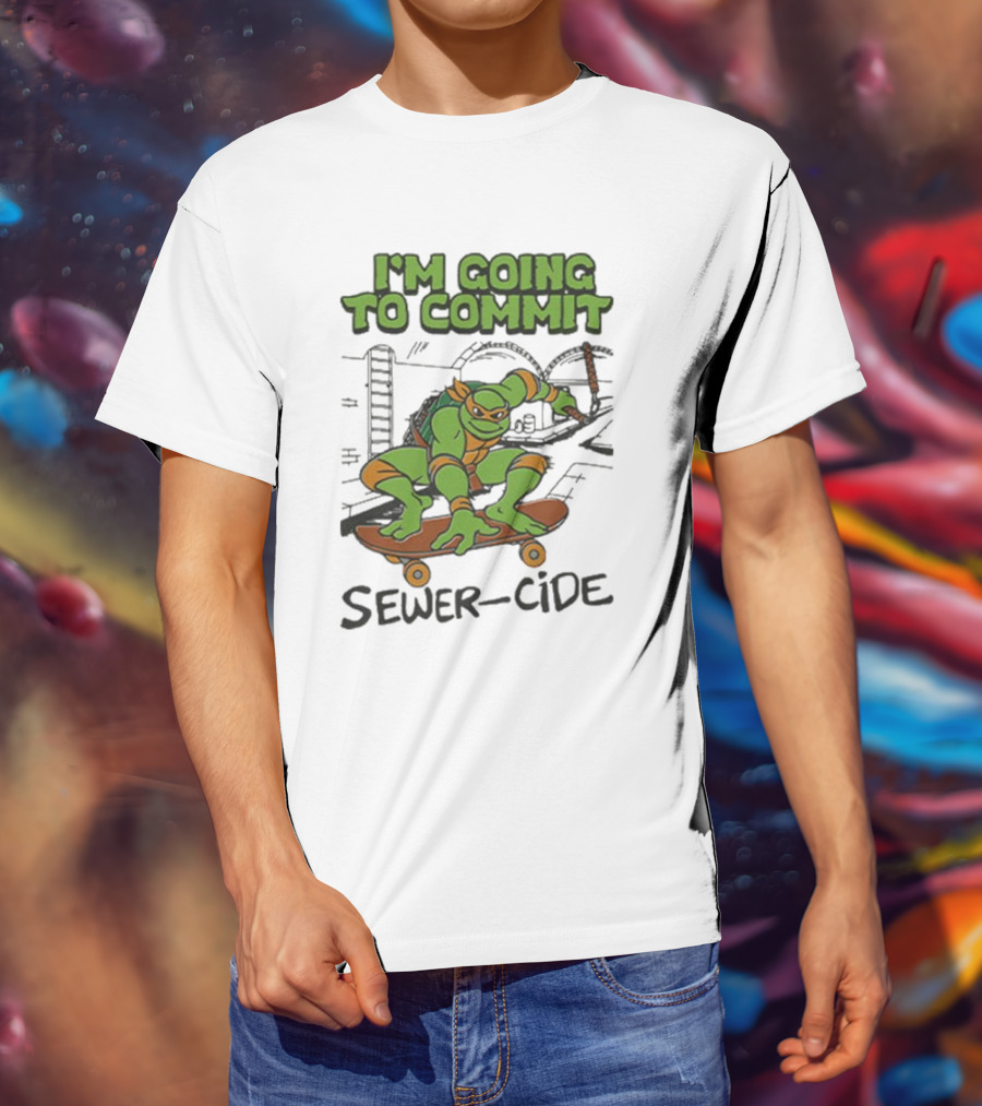 Ninja Turtles I’m Going To Commit Sewer-Side T-Shirt