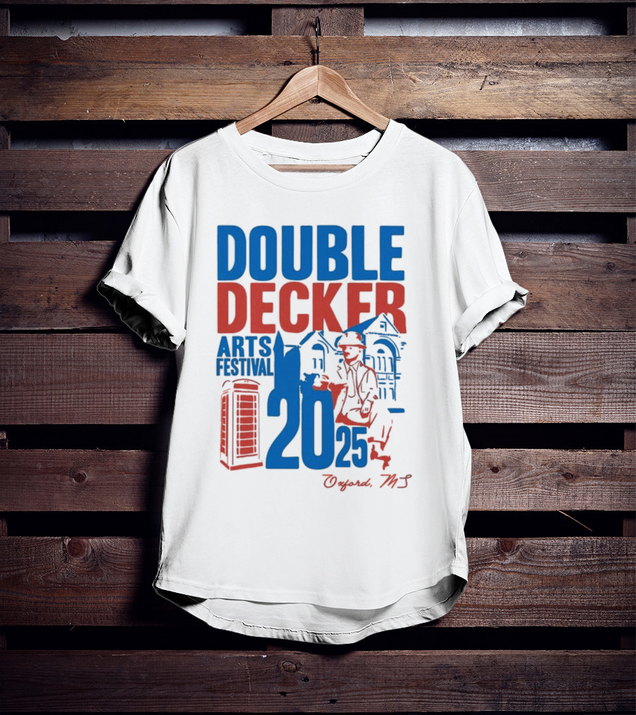 Ole Miss Rebels Double Decker Arts Festival 2025 Oxford MS T-Shirt