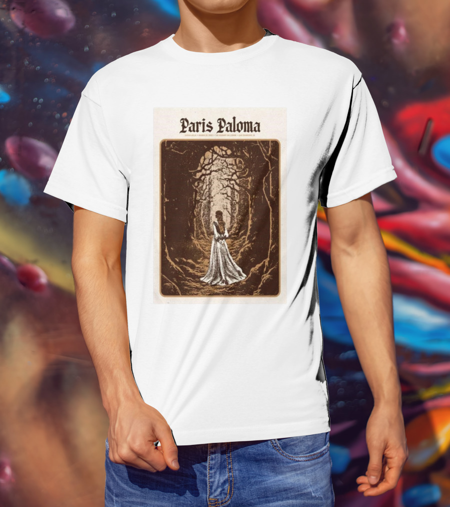 Paris Paloma March 25 2025 The Regency Ballroom San Francisco CA Concert T-Shirt