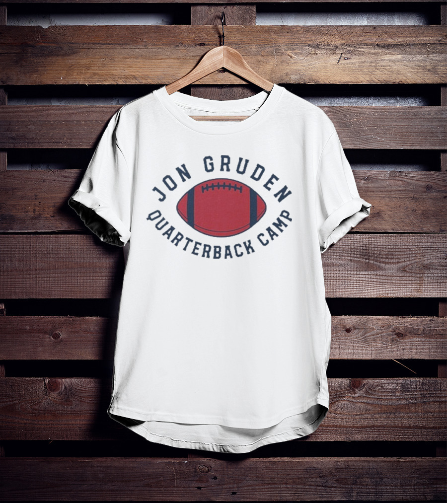 Jon Gruden Quarterback Camp Football T-Shirt