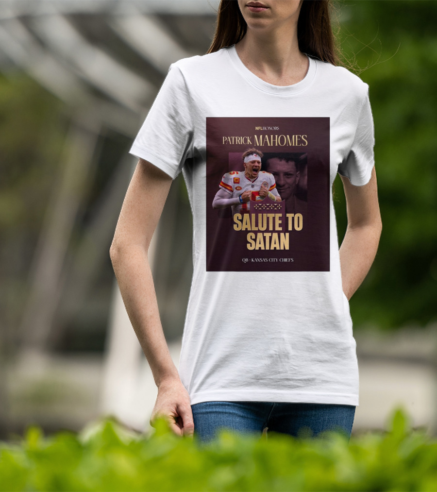 Patrick Mahomes NFL Honors Kansas City Chiefs QB Salute To Satan T-Shirt