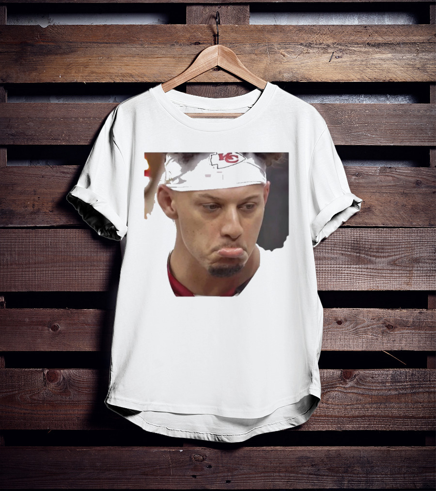 Super Sad Pat Mahomes Headband KC T-Shirt