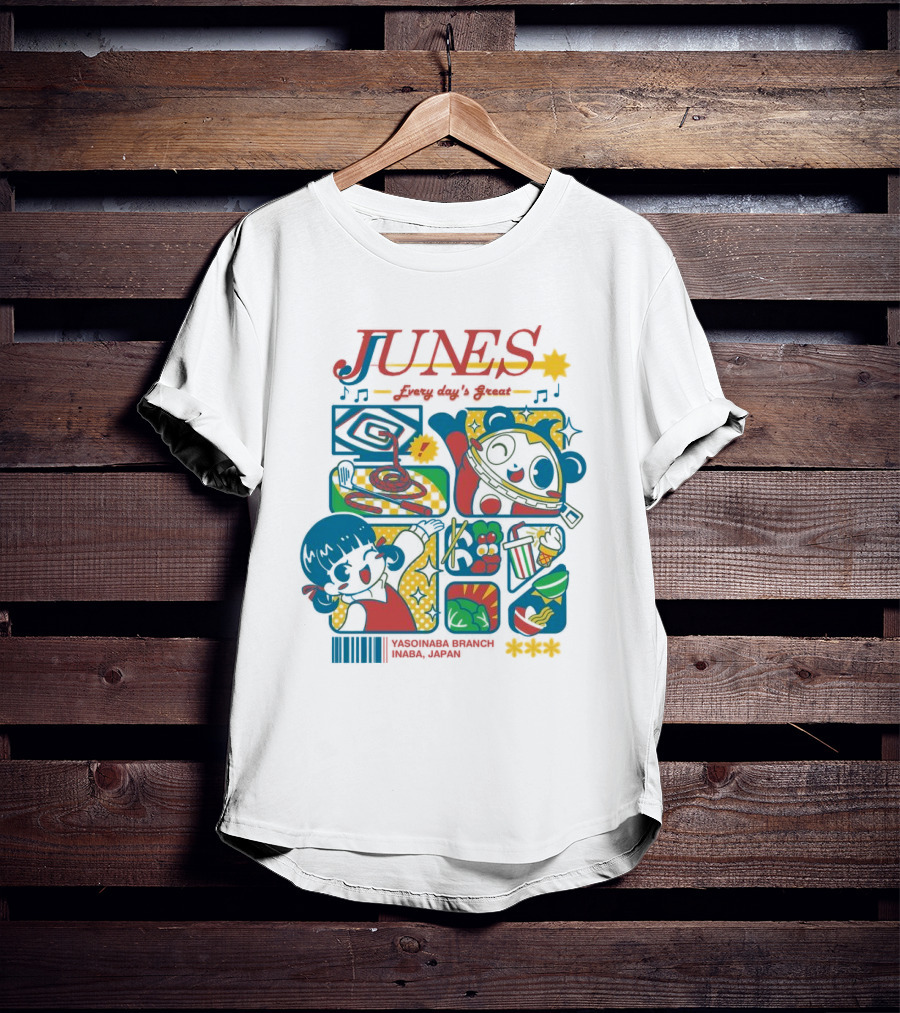 Junes Every Day's Great Persona 4 Characters And Scenes T-Shirt