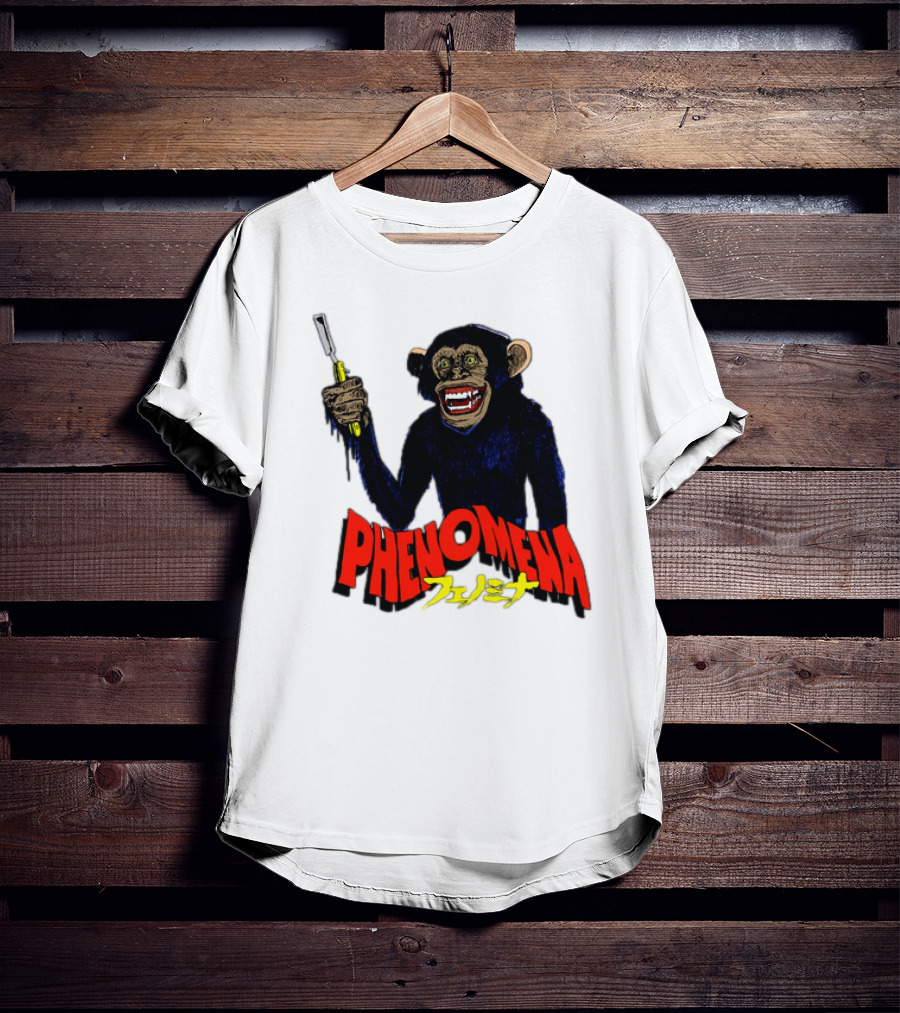 Phenomena フェノミナ Monkey Holding Razor T-Shirt