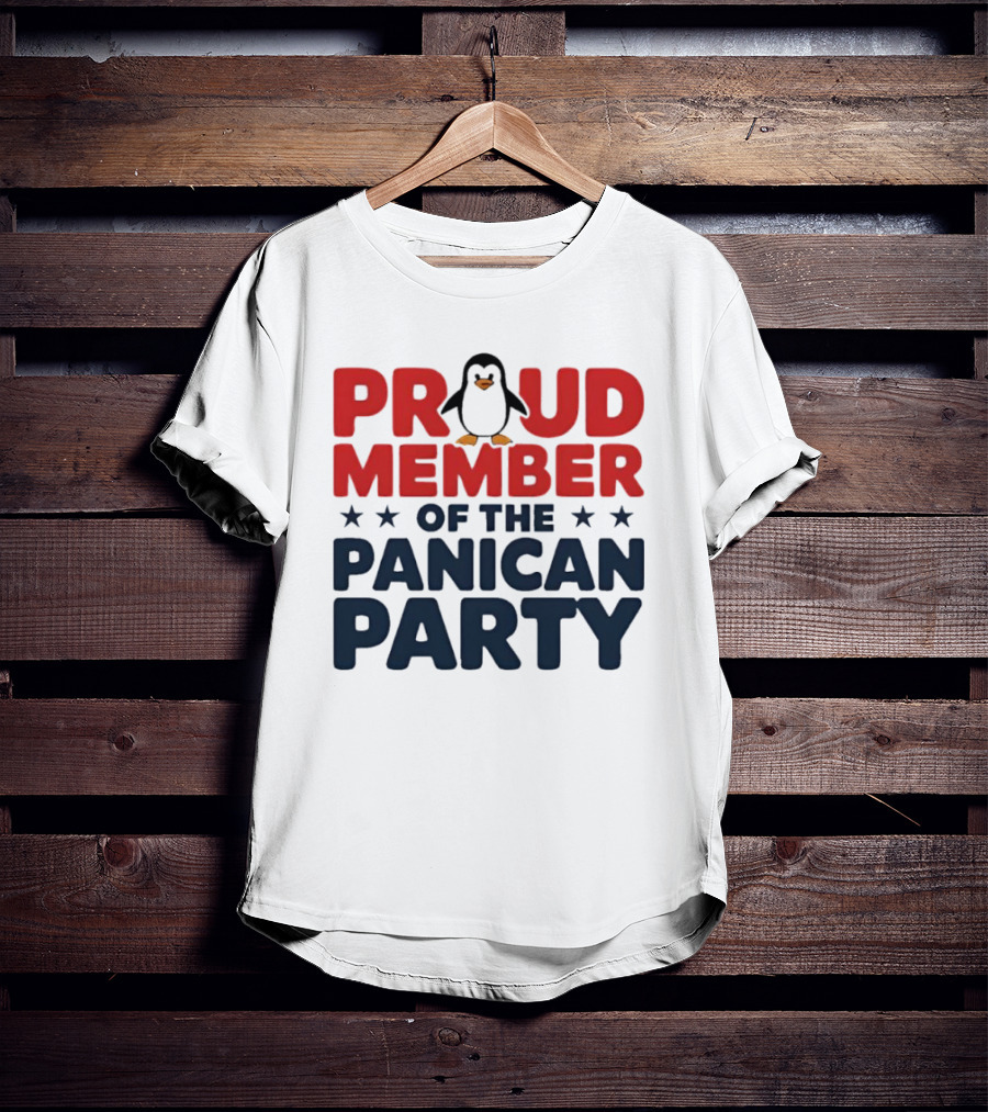 Proud Member Of The Panican Party Penguin T-Shirt