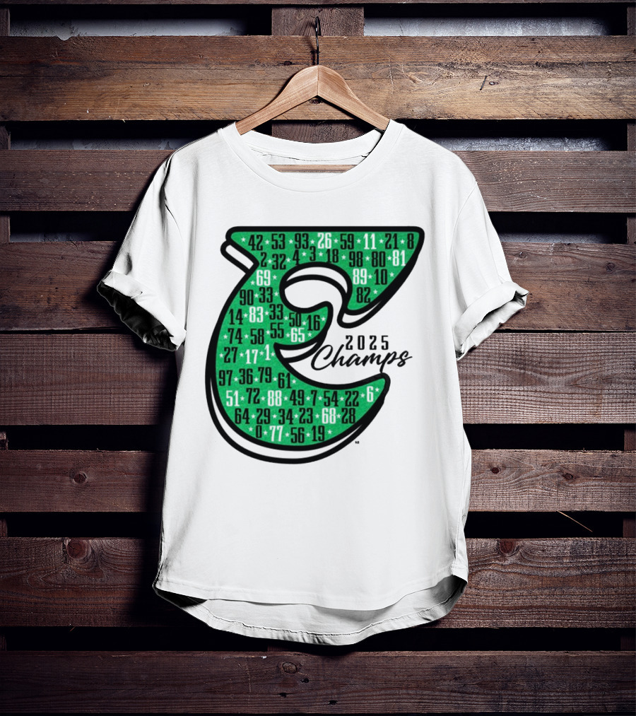 Philadelphia E 2025 Champs Numbers Design T-Shirt