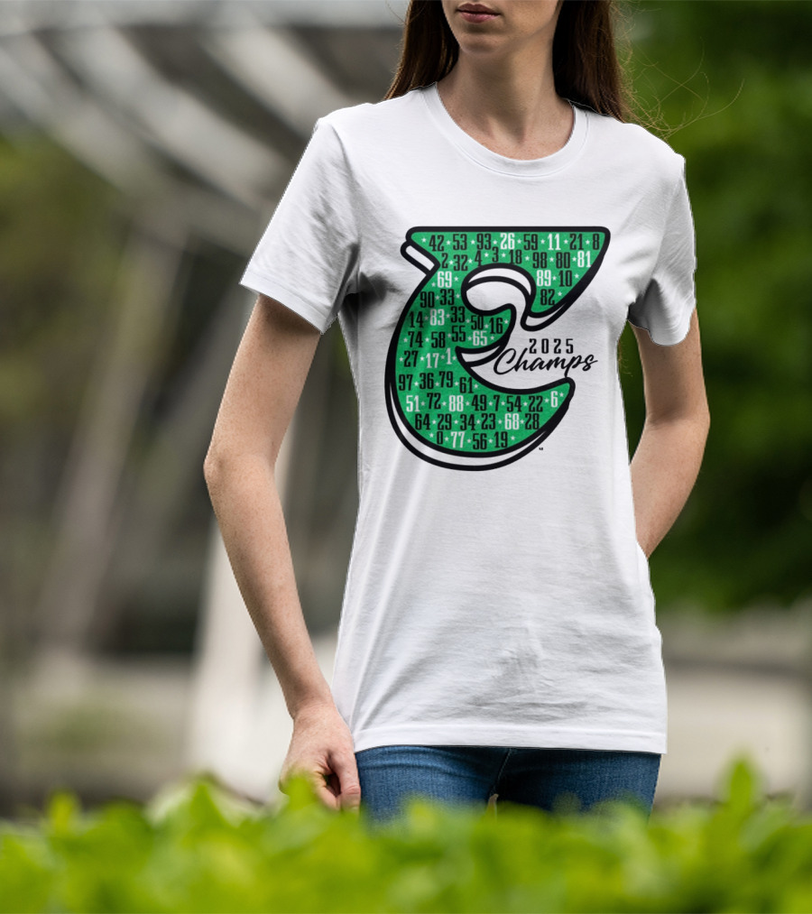 Philadelphia E 2025 Champs Numbers Design T-Shirt