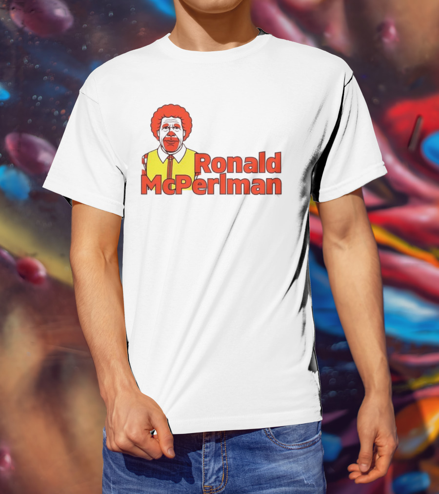 Ronald McPerlman McDonalds And Ron Perlman Crossover T-Shirt