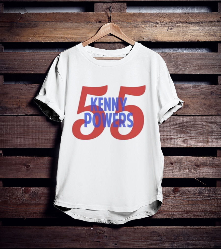 Kenny Powers 55 Bold Number Design T-Shirt