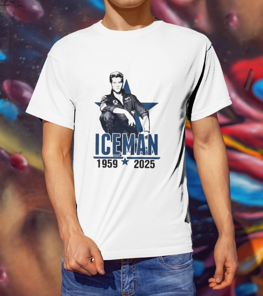 Val Kilmer 1959-2025 Iceman Top Gun T-Shirt