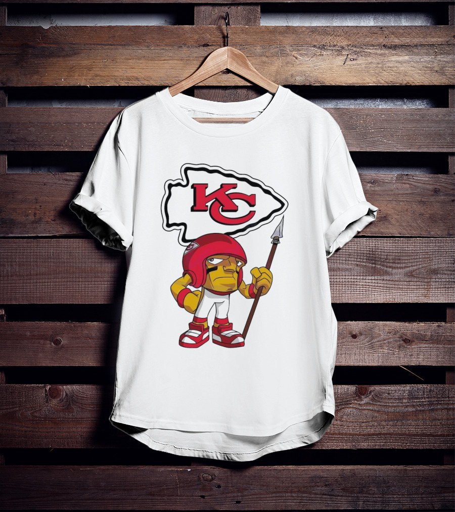 Rush Zone Kansas City Chiefs NFL Character KC Logo 2025 T-Shirt