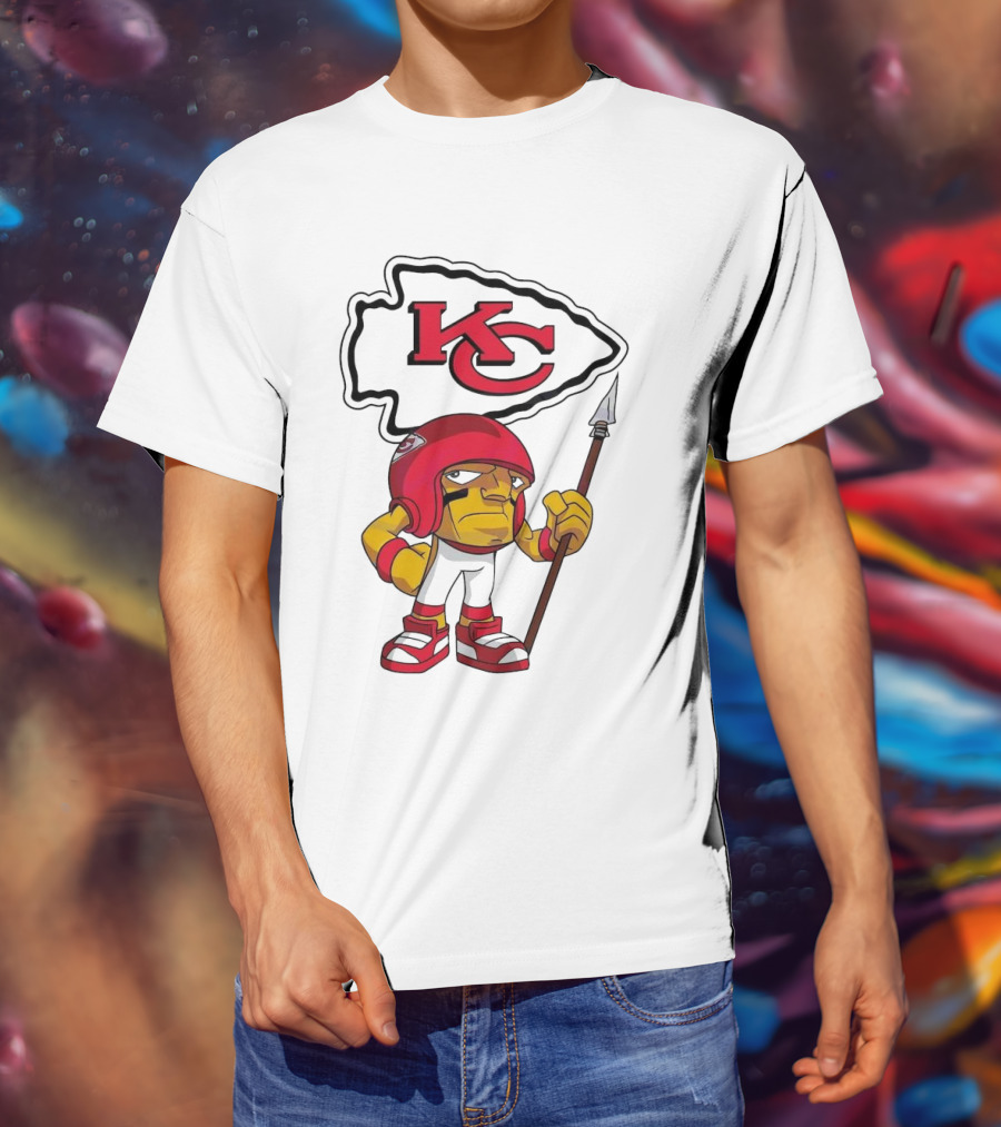 Rush Zone Kansas City Chiefs NFL Character KC Logo 2025 T-Shirt