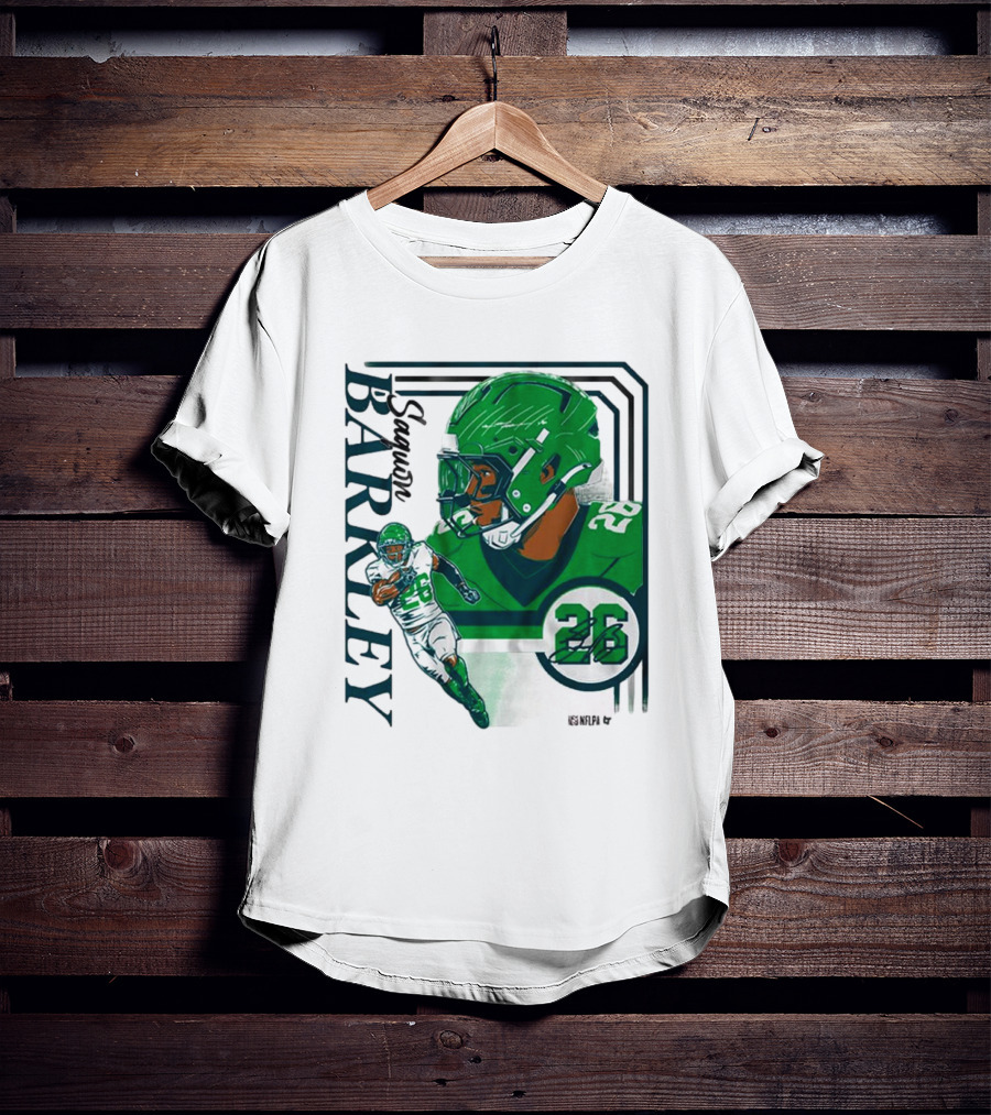 Barkley 26 NFL Philadelphia Eagles Signature Collage T-Shirt