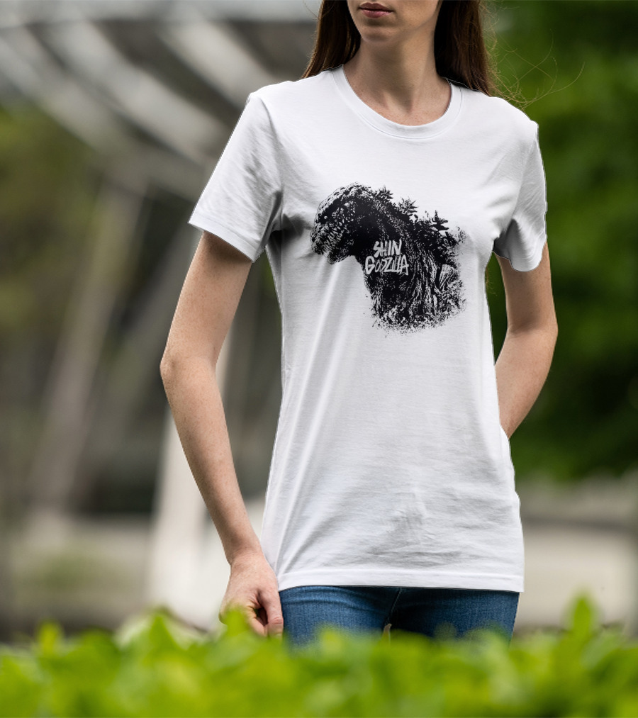 Shin Godzilla Persecution Of The Masses Kaiju Silhouette T-Shirt